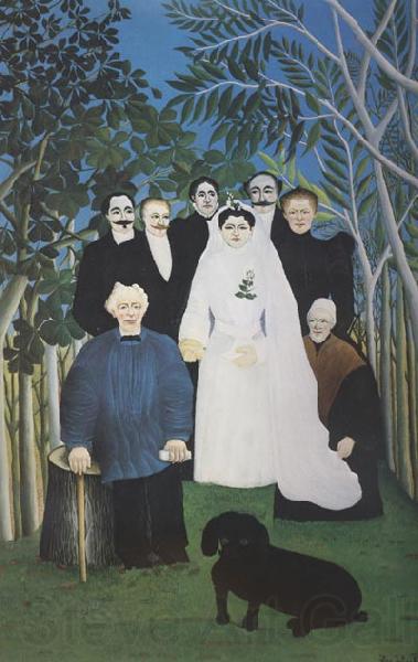 Henri Rousseau A Country Wedding Norge oil painting art